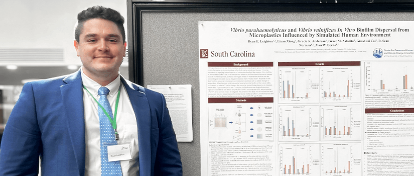 Ryan Leighton Presenting Research